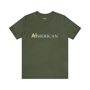 Aimerican™ Brand Retail Fit Unisex Jersey Short Sleeve Tee