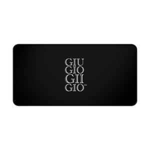 GIUGIOGIIGIO™ Brand Desk Mat - Mouse Pad - [Black]