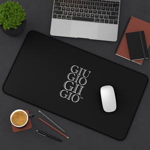 GIUGIOGIIGIO™ Brand Desk Mat - Mouse Pad - [Black]