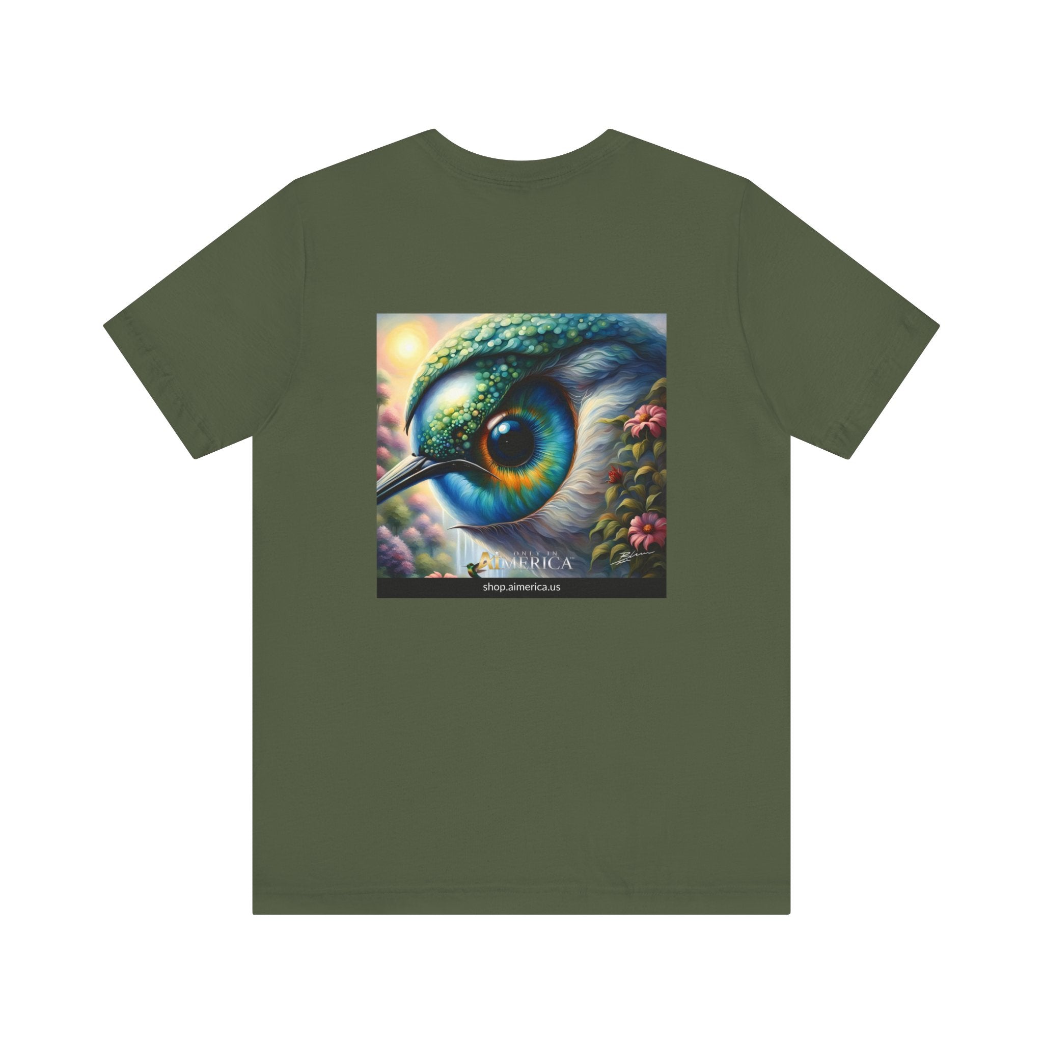 Aimerican Ads™ Brand Retail Fit Unisex Jersey Short Sleeve Tee - Bird's Eye View Edition