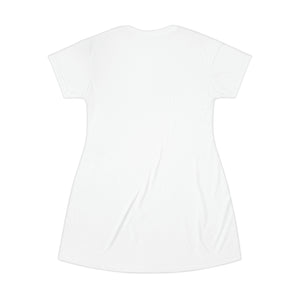 GIUGIOGIIGIO™ Brand T-Shirt Dress (AOP) [White]