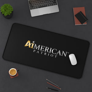 Aimerican Patriot™ Brand Desk Mat - Mouse Pad - [Black]