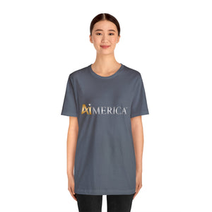 Aimerica™ Brand Retail Fit Unisex Jersey Short Sleeve Tee