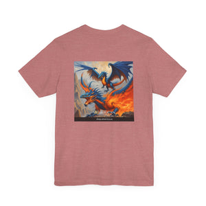 Aimerican Ads™ Brand Retail Fit Unisex Jersey Short Sleeve Tee - Dragon Phoenix Clan Edition