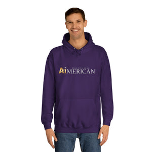 Proud to be an Aimerican™ Brand Unisex College Hoodie