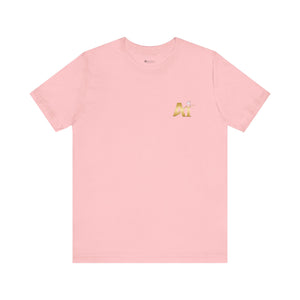 Aimerican Ads™ Brand Retail Fit Unisex Jersey Short Sleeve Tee - Featherin' Flamingo Edition