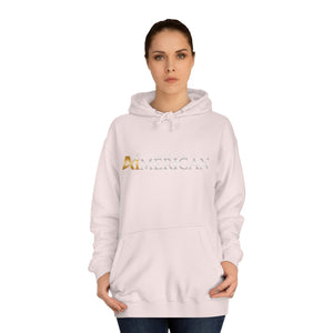 Proud to be an Aimerican™ Brand Unisex College Hoodie