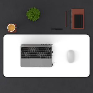 GIUGIOGIIGIO™ Brand Desk Mat - Mouse Pad - [White]