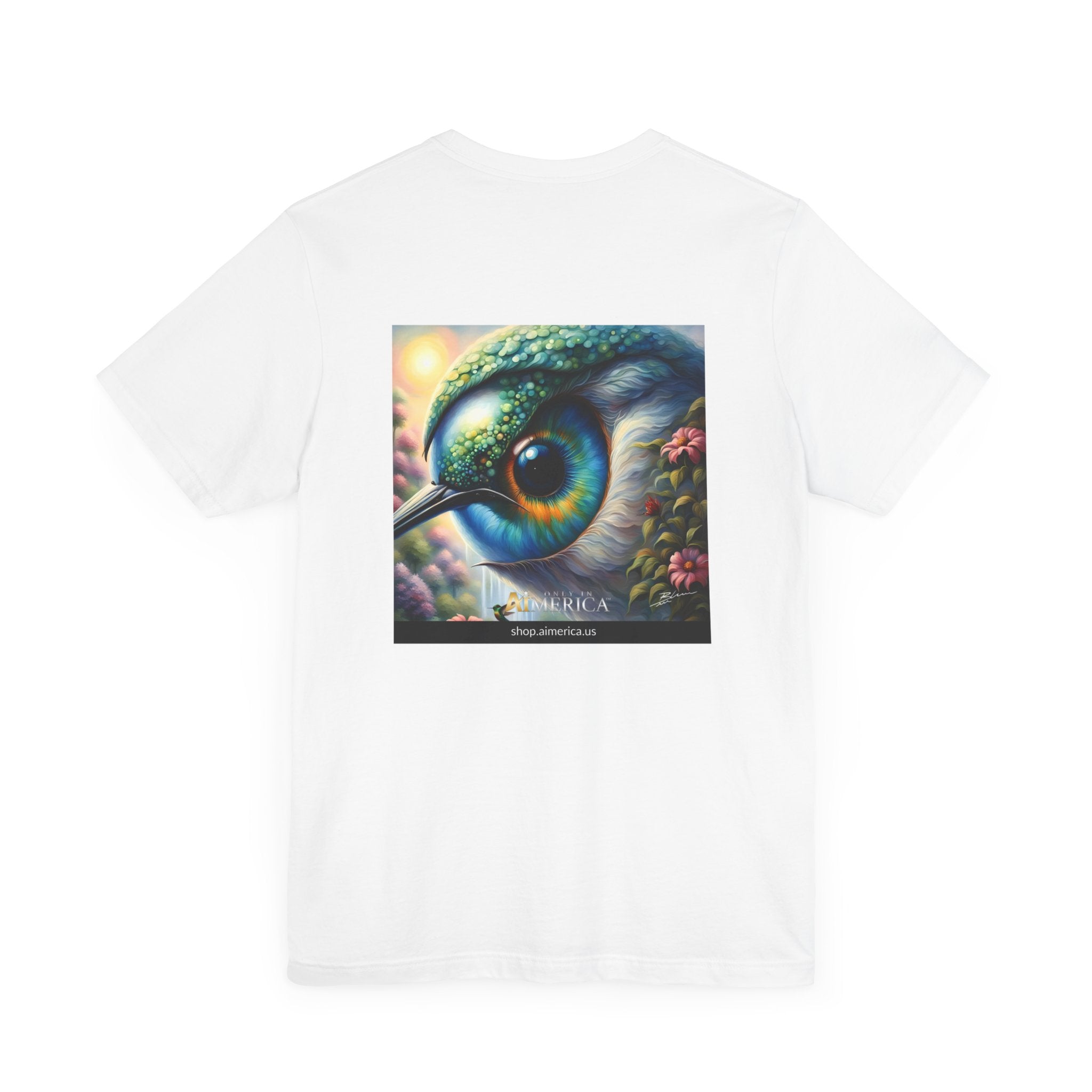 Aimerican Ads™ Brand Retail Fit Unisex Jersey Short Sleeve Tee - Bird's Eye View Edition