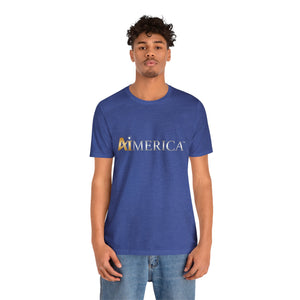 Aimerica™ Brand Retail Fit Unisex Jersey Short Sleeve Tee