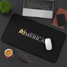 Load image into Gallery viewer, Proud to be an Aimerican™ Brand Desk Mat - Mouse Pad - [Black]
