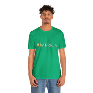 Aimerica™ Brand Retail Fit Unisex Jersey Short Sleeve Tee