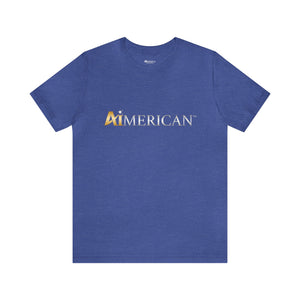 Aimerican™ Brand Retail Fit Unisex Jersey Short Sleeve Tee