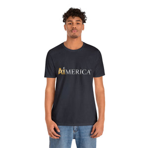 Aimerica™ Brand Retail Fit Unisex Jersey Short Sleeve Tee