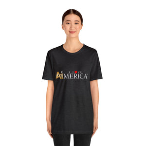 I Love Aimerica™ Brand Retail Fit Unisex Jersey Short Sleeve Tee