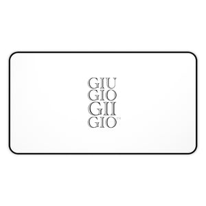 GIUGIOGIIGIO™ Brand Desk Mat - Mouse Pad - [White]