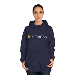 Proud to be an Aimerican™ Brand Unisex College Hoodie