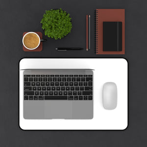 GIUGIOGIIGIO™ Brand Desk Mat - Mouse Pad - [White]