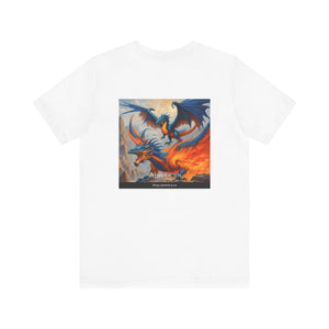 Aimerican Ads™ Brand Retail Fit Unisex Jersey Short Sleeve Tee - Dragon Phoenix Clan Edition