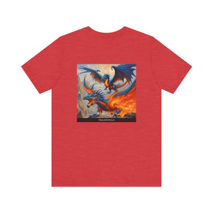 Aimerican Ads™ Brand Retail Fit Unisex Jersey Short Sleeve Tee - Dragon Phoenix Clan Edition