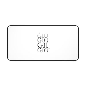 GIUGIOGIIGIO™ Brand Desk Mat - Mouse Pad - [White]