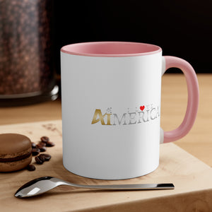 I Love Aimerica™ Brand Accent Coffee Mug, 11oz