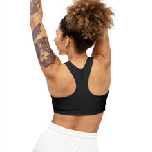 Load image into Gallery viewer, GIUGIOGIIGIO™ Brand Seamless Sports Bra (AOP) - [Black]
