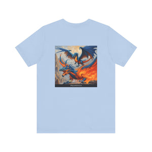 Aimerican Ads™ Brand Retail Fit Unisex Jersey Short Sleeve Tee - Dragon Phoenix Clan Edition