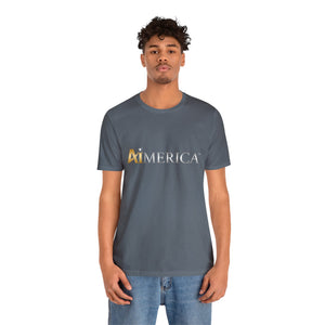 Aimerica™ Brand Retail Fit Unisex Jersey Short Sleeve Tee