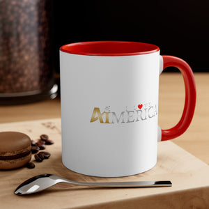 I Love Aimerica™ Brand Accent Coffee Mug, 11oz