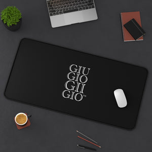 GIUGIOGIIGIO™ Brand Desk Mat - Mouse Pad - [Black]