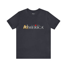 Load image into Gallery viewer, I Love Aimerica™ Brand Retail Fit Unisex Jersey Short Sleeve Tee
