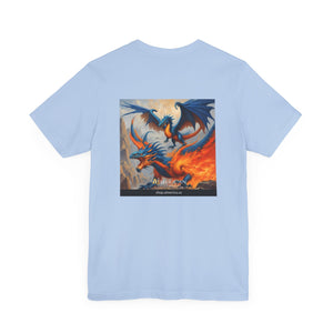 Aimerican Ads™ Brand Retail Fit Unisex Jersey Short Sleeve Tee - Dragon Phoenix Clan Edition