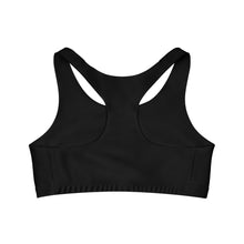 Load image into Gallery viewer, GIUGIOGIIGIO™ Brand Seamless Sports Bra (AOP) - [Black]
