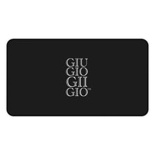 Load image into Gallery viewer, GIUGIOGIIGIO™ Brand Desk Mat - Mouse Pad - [Black]
