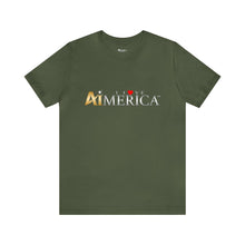 Load image into Gallery viewer, I Love Aimerica™ Brand Retail Fit Unisex Jersey Short Sleeve Tee
