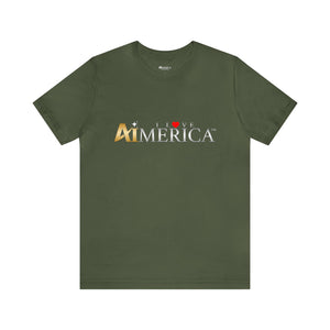 I Love Aimerica™ Brand Retail Fit Unisex Jersey Short Sleeve Tee