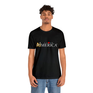 I Love Aimerica™ Brand Retail Fit Unisex Jersey Short Sleeve Tee