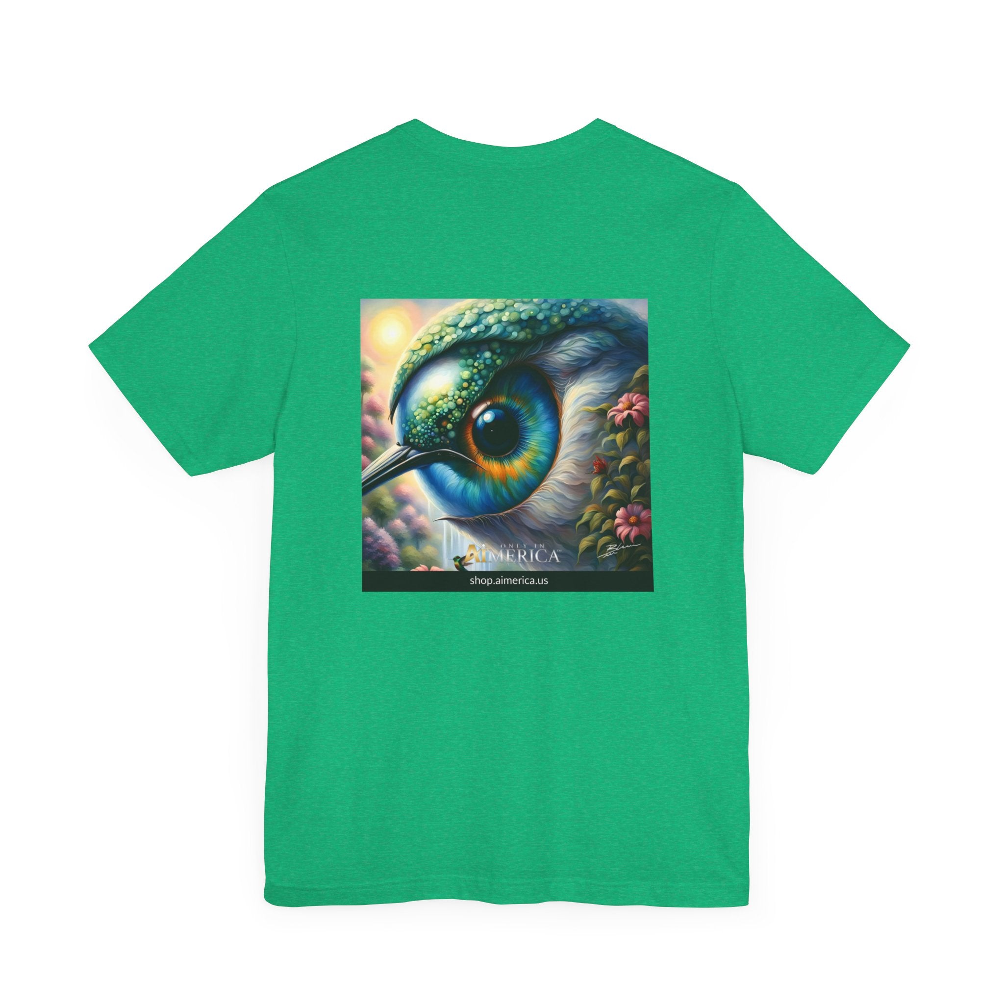 Aimerican Ads™ Brand Retail Fit Unisex Jersey Short Sleeve Tee - Bird's Eye View Edition