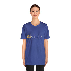 Aimerica™ Brand Retail Fit Unisex Jersey Short Sleeve Tee