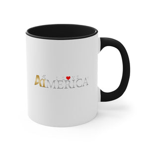 I Love Aimerica™ Brand Accent Coffee Mug, 11oz