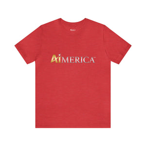 Aimerica™ Brand Retail Fit Unisex Jersey Short Sleeve Tee