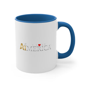 I Love Aimerica™ Brand Accent Coffee Mug, 11oz