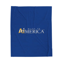 Load image into Gallery viewer, Made in Aimerica™ Brand Velveteen Plush Blanket - [Dark Blue]
