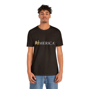 Aimerica™ Brand Retail Fit Unisex Jersey Short Sleeve Tee