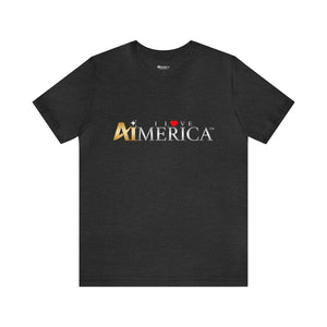 I Love Aimerica™ Brand Retail Fit Unisex Jersey Short Sleeve Tee