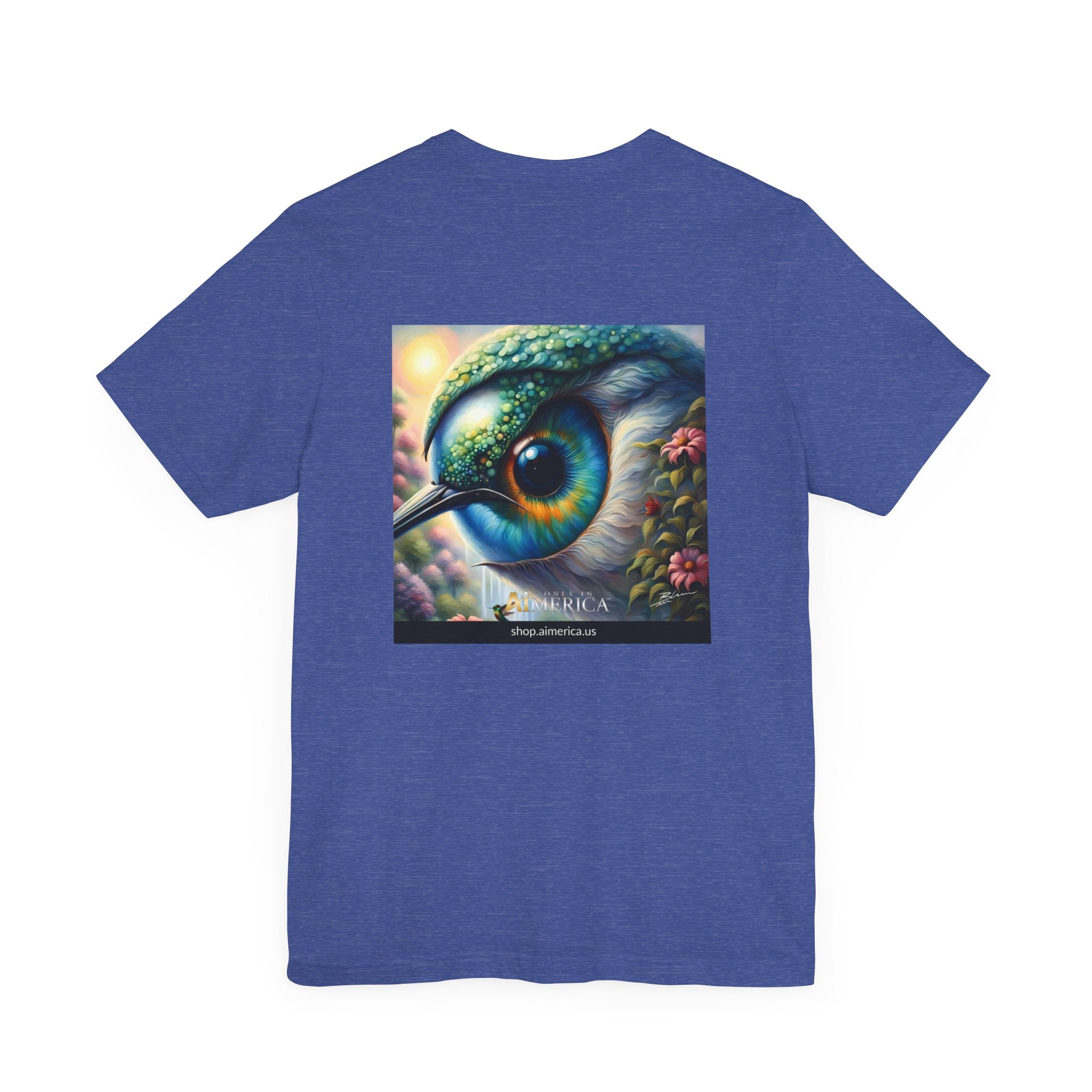 Aimerican Ads™ Brand Retail Fit Unisex Jersey Short Sleeve Tee - Bird's Eye View Edition