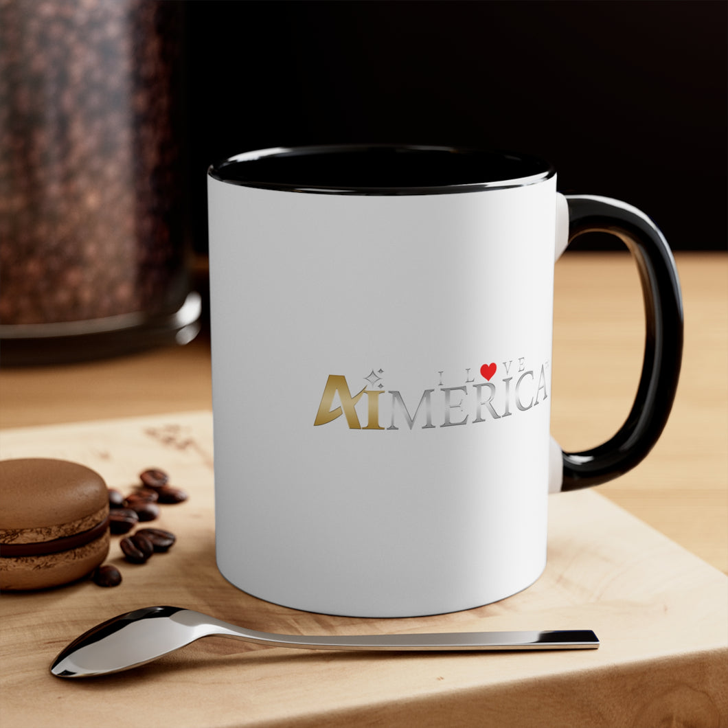 I Love Aimerica™ Brand Accent Coffee Mug, 11oz