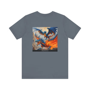 Aimerican Ads™ Brand Retail Fit Unisex Jersey Short Sleeve Tee - Dragon Phoenix Clan Edition