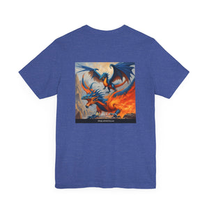 Aimerican Ads™ Brand Retail Fit Unisex Jersey Short Sleeve Tee - Dragon Phoenix Clan Edition